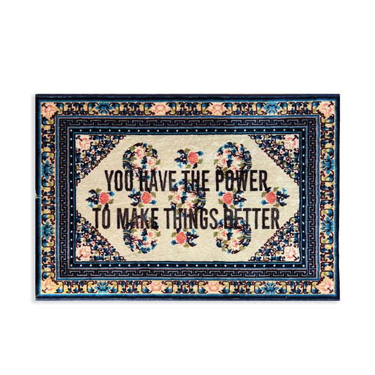 Tappeto In Poliestere Burnt Carpet #17 - You Have The Power