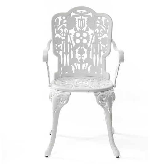 Poltroncina Alluminio Industry Collection - Bianca