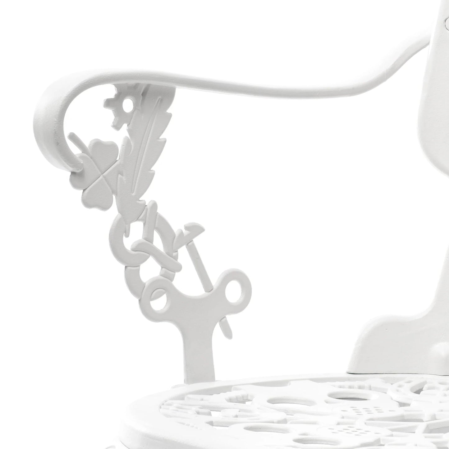 Poltroncina Alluminio Industry Collection - Bianca