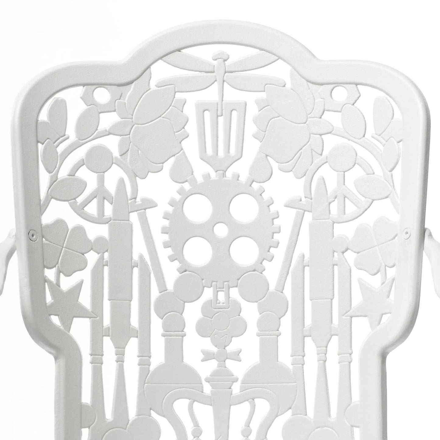 Poltroncina Alluminio Industry Collection - Bianca