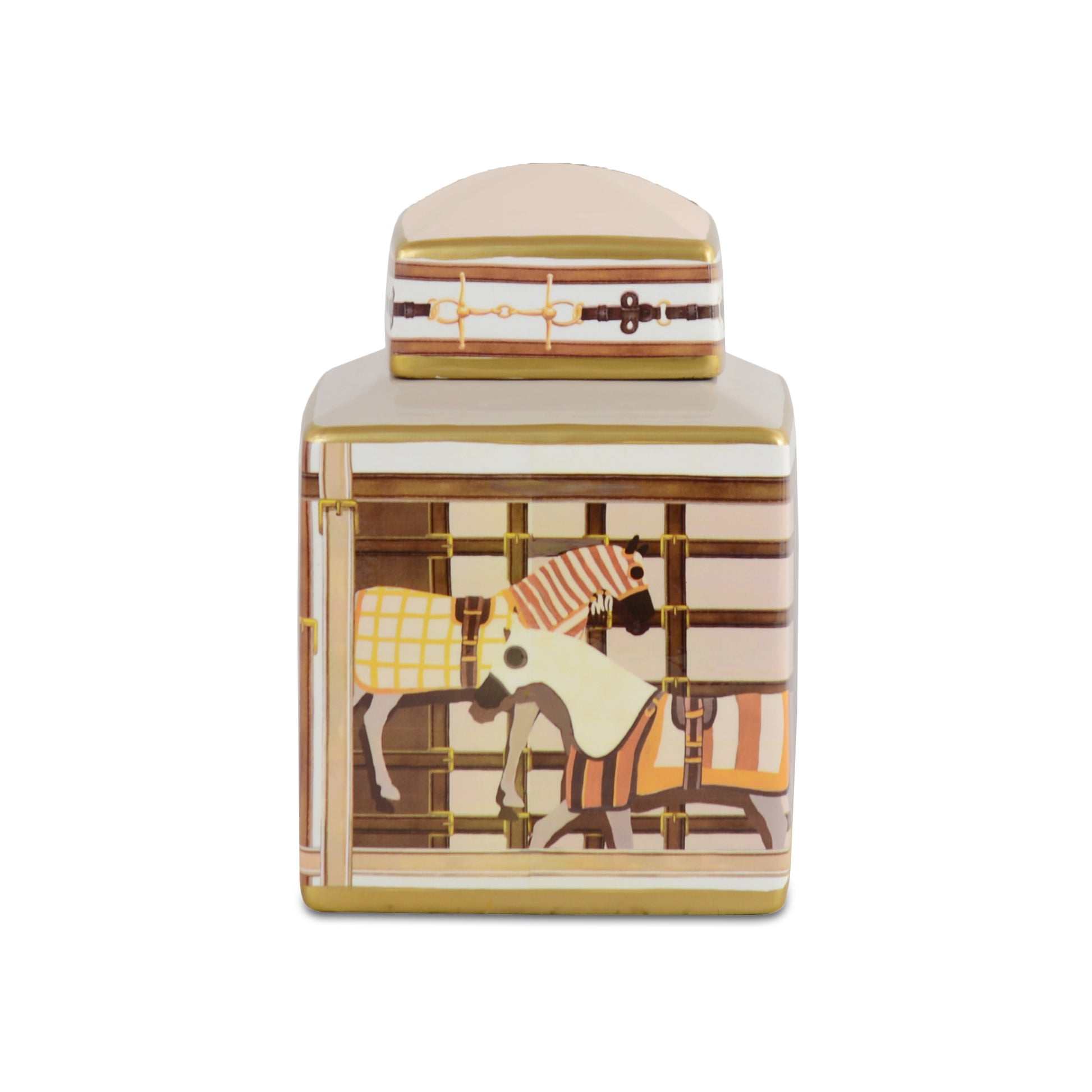 Vaso Potiche Horses Baci Milano
