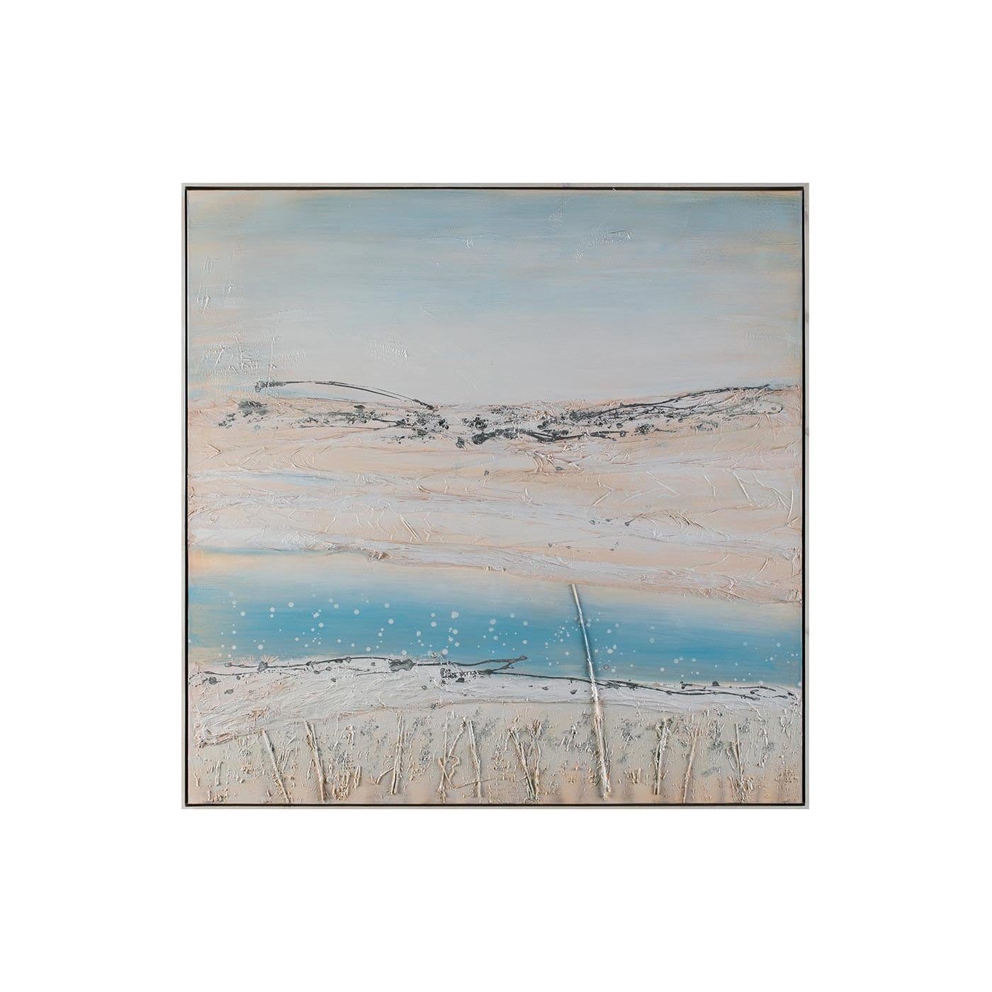 Quadro Beach 100x100 cm Agave Quadri