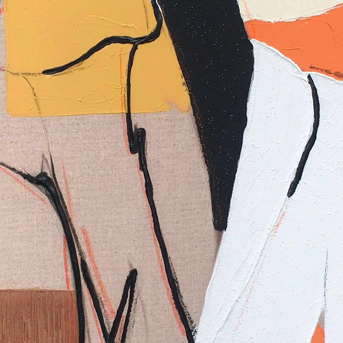 Elegant Shape 2 50x100 cm Agave Quadri