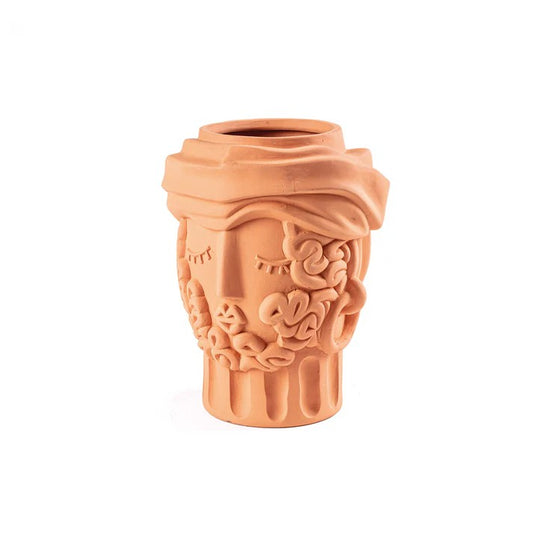 Vaso In Terracotta Man