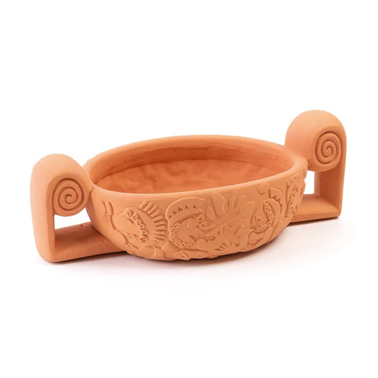 Vaso In Terracotta Centrotavola