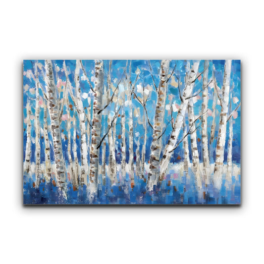 Quadro Dipinto A Mano Chill Forest Agave Quadri