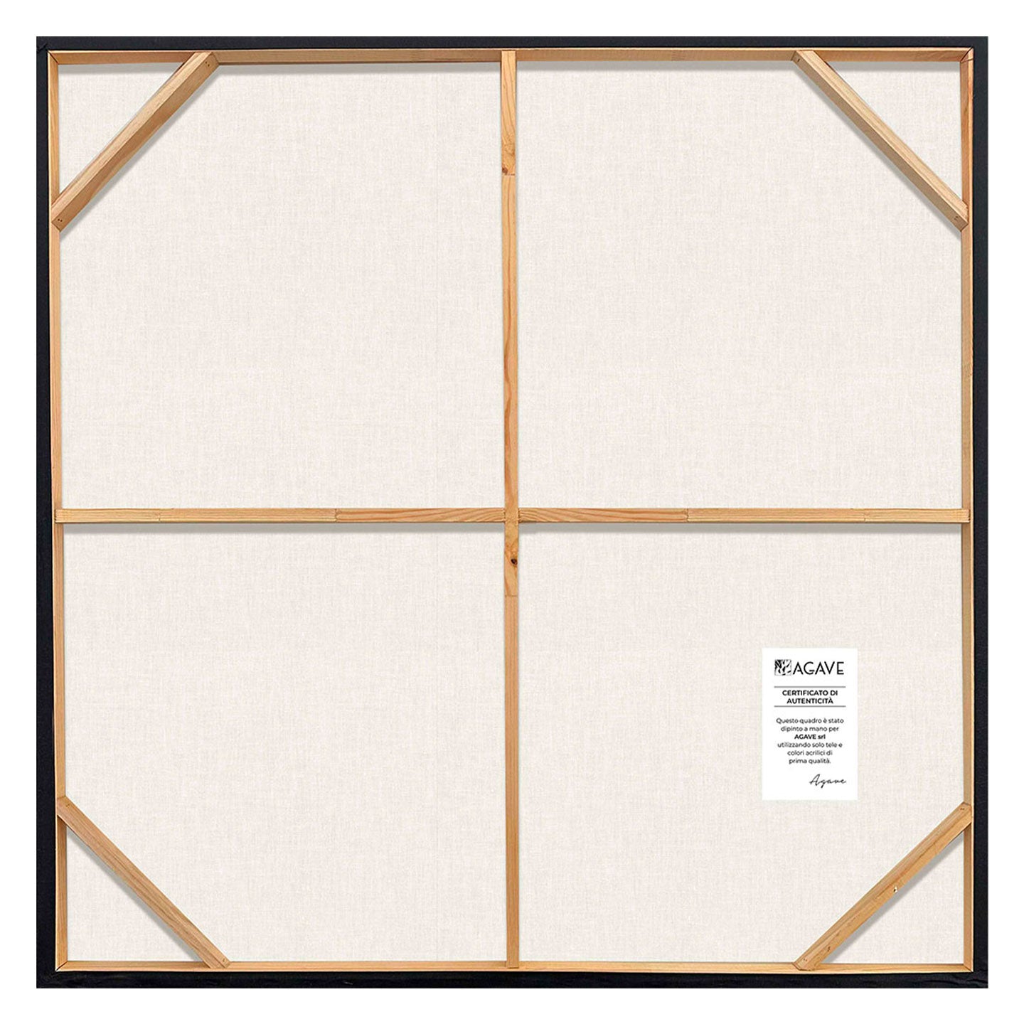 Quadro Calathea 100x100 cm Agave Quadri