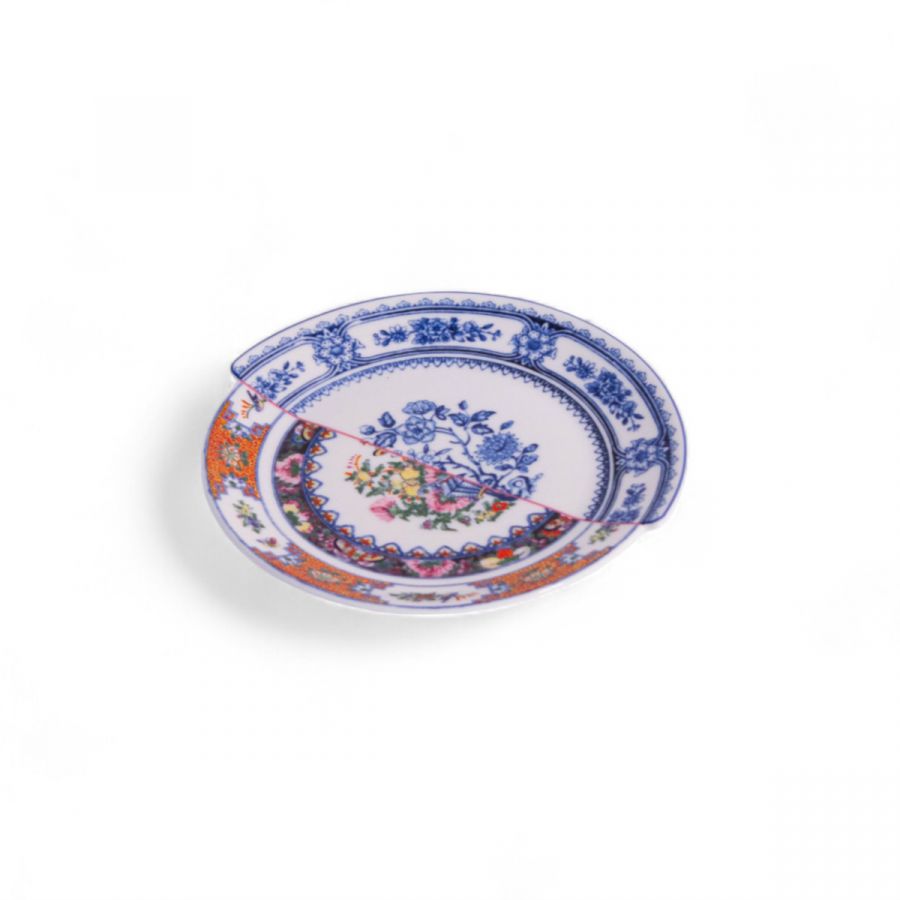 Set 2 Porcelain Bread Plate Hybrid Zobeide