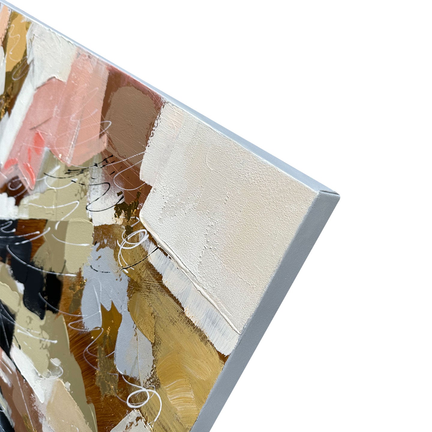 Quadro astratto pensieri e colori 140x70cm