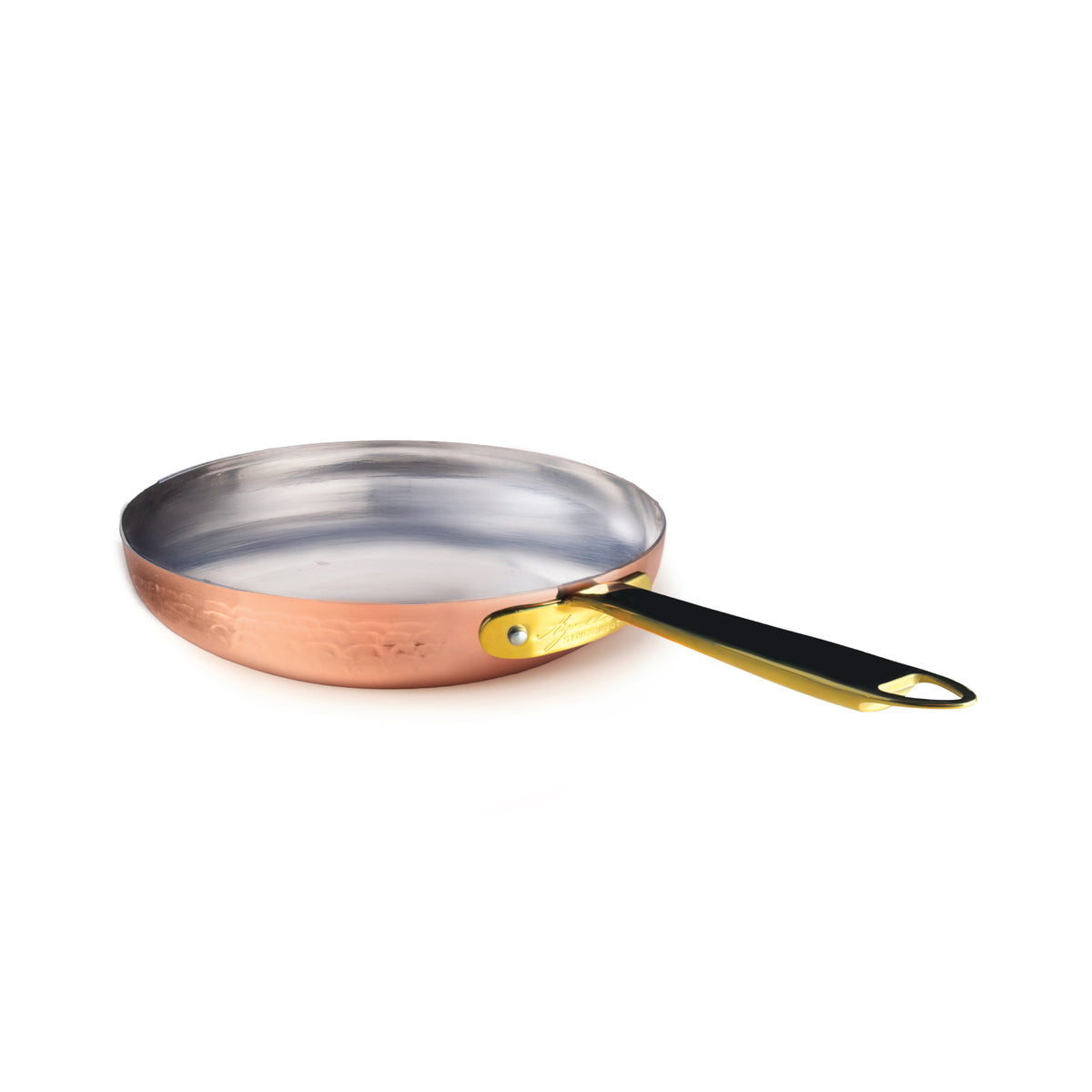 PADELLA SVAS. BASSA RAME ST. MART. 1/M 1907 INOX PVD OTTONE CM. 20 Pentole Agnelli
