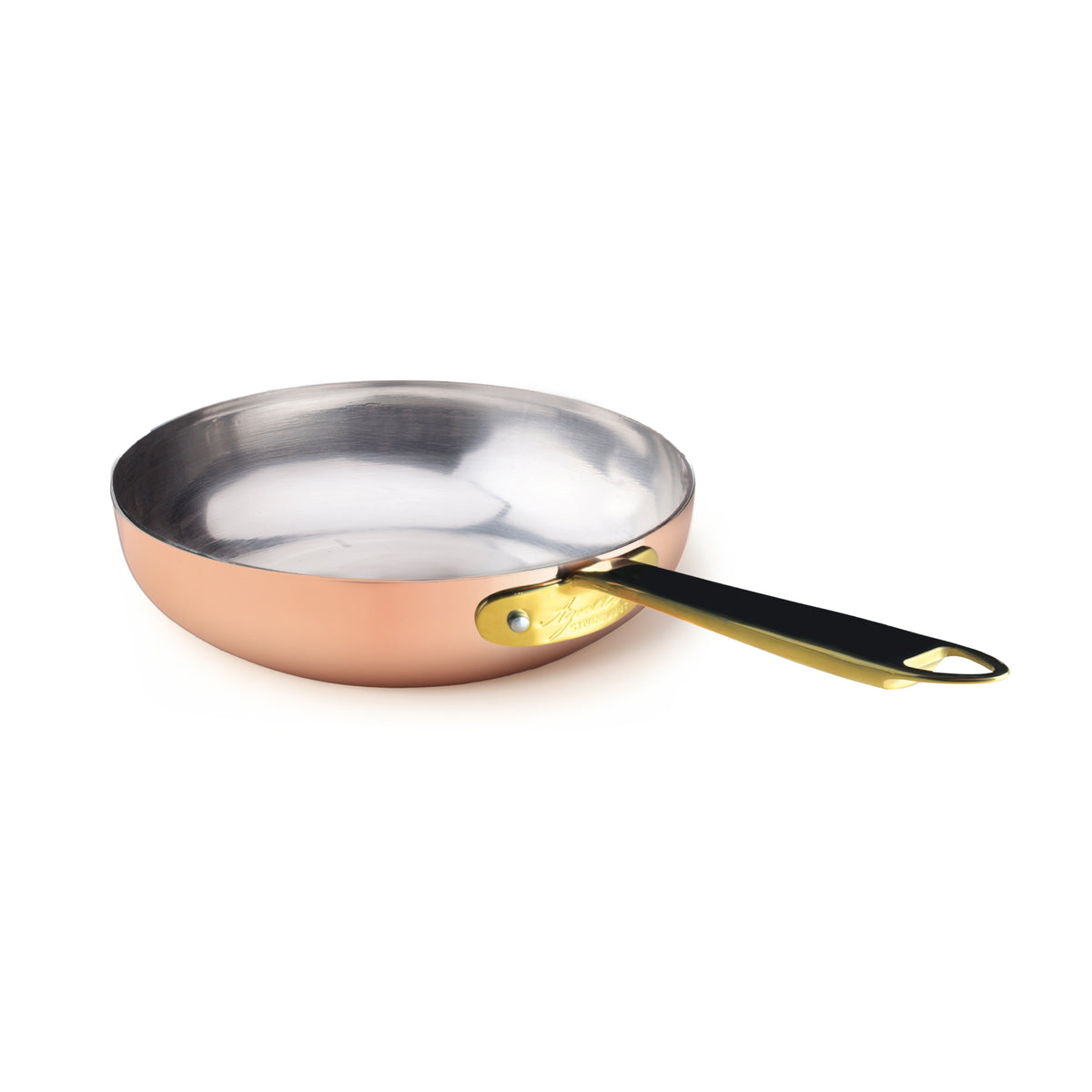 PADELLA SVAS. ALTA RAME ST. 1/M 1907 INOX PVD OTTONE CM. 36 Pentole Agnelli