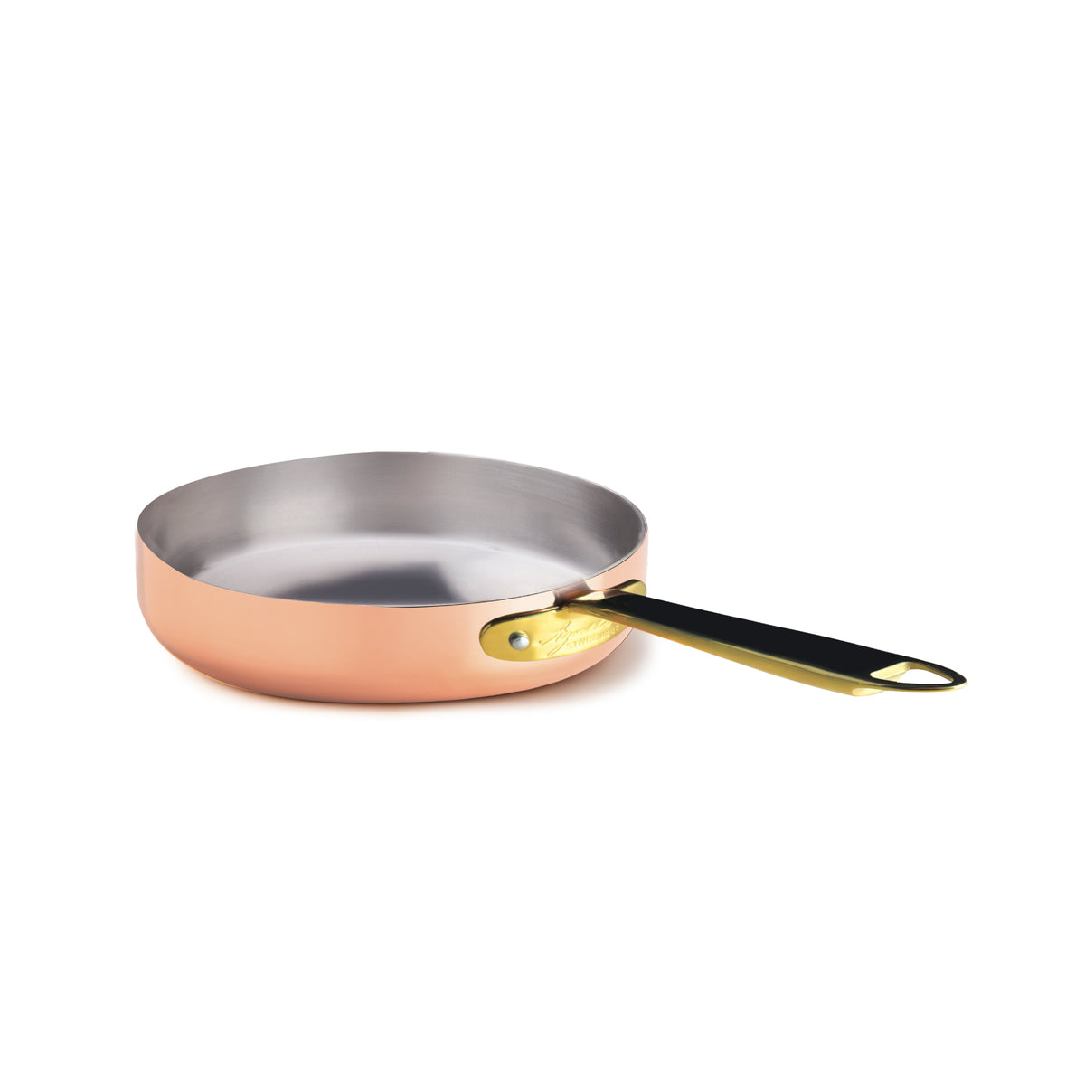 PADELLA RAME ST. INDUZIONE 1/M 1907 INOX PVD OTTONE CM. 20 Pentole Agnelli