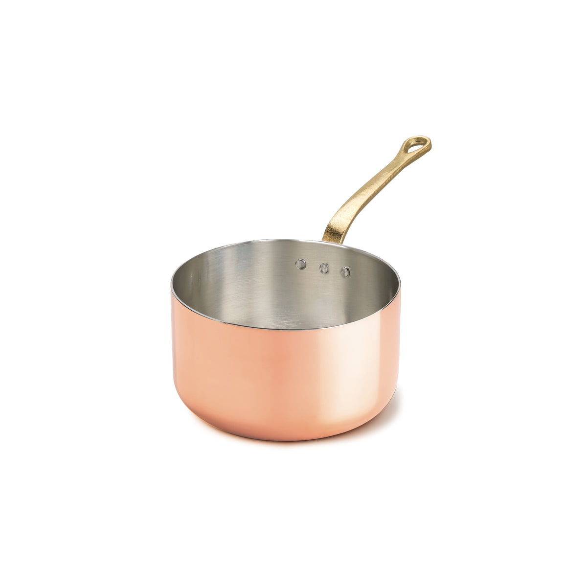 Casser.alta rame 1/m.ottone fuso cm 20 Pentole Agnelli