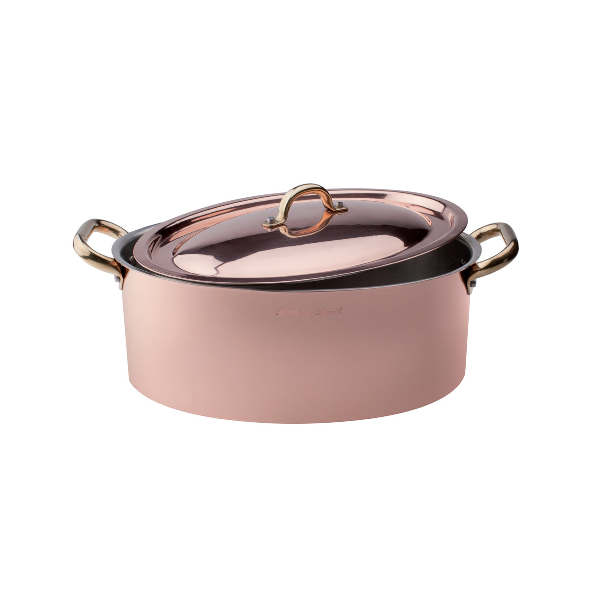 Cass.ovale+cop.rame st.cm.30 Pentole Agnelli