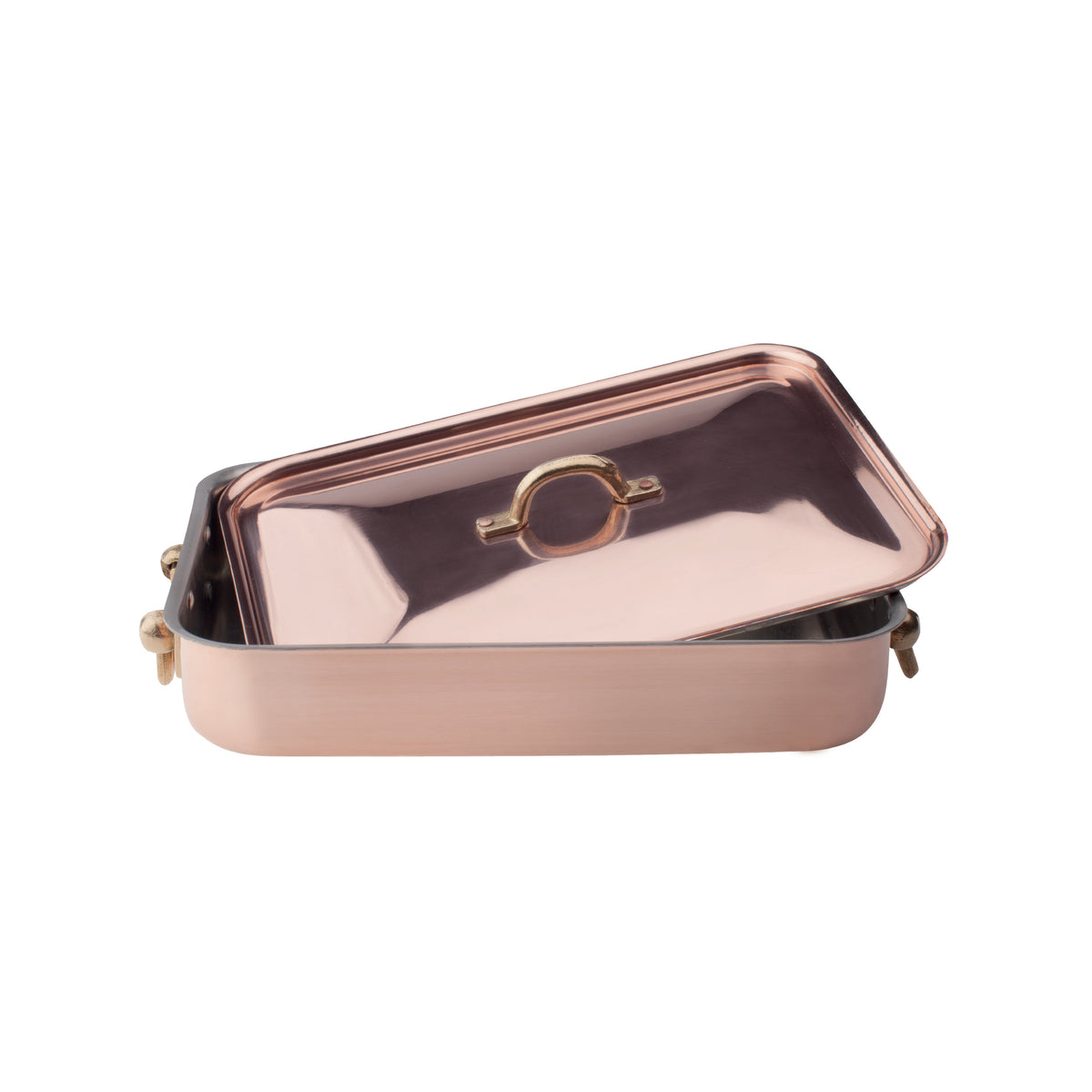 Rostiera+cop.rame st.cm.32x23 Pentole Agnelli