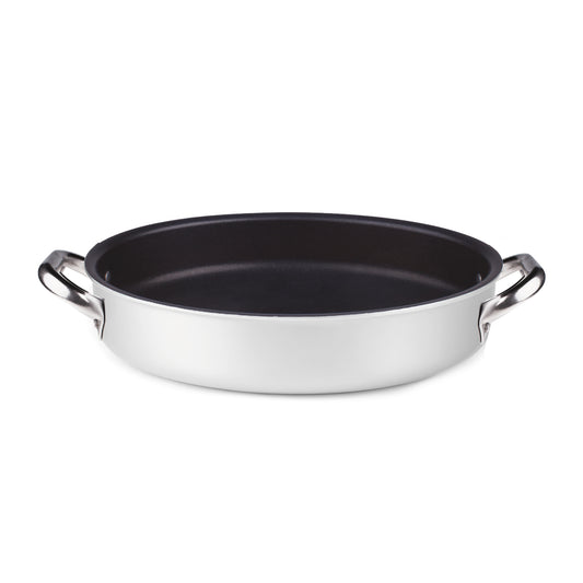 Tegame ovale 2/m all. Platinum cm. 30 Pentole Agnelli
