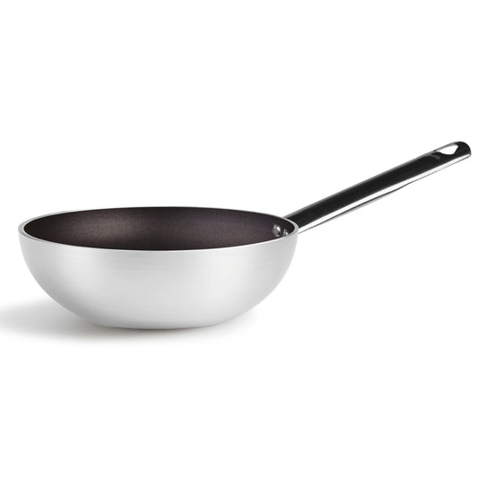 Wok plat.5mm.f/piano cm 28 Pentole Agnelli