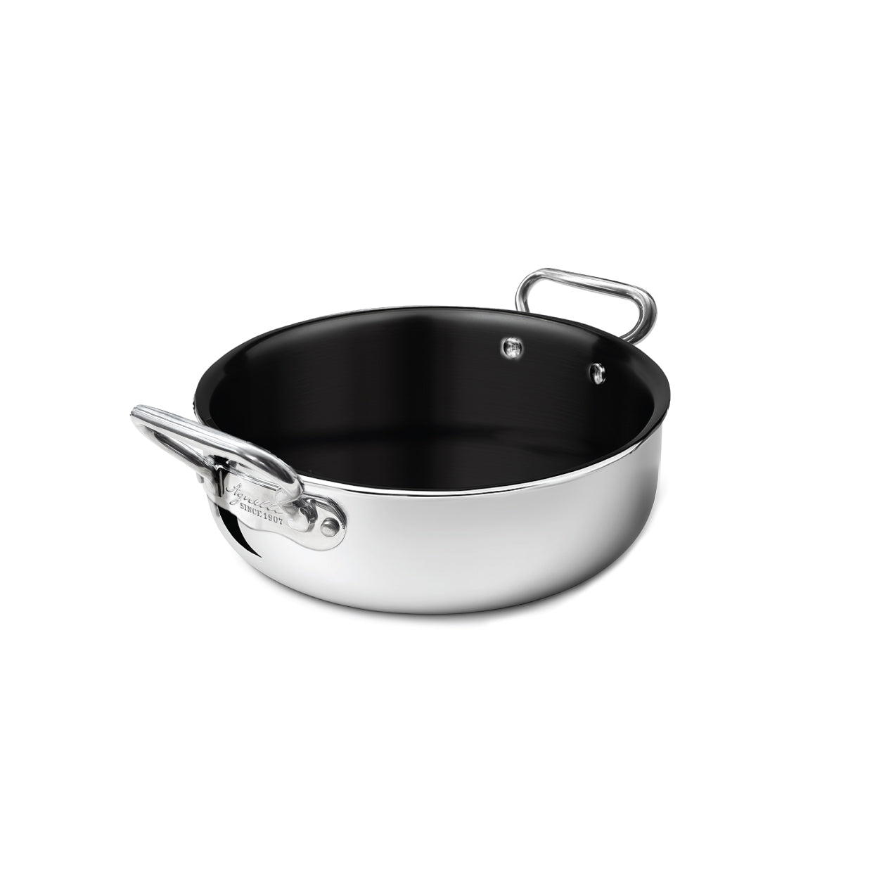 TEGAME-RONDO' ALUINOX 2PLY ANTIADERENTE 2/M 1907 CM 28 Pentole Agnelli