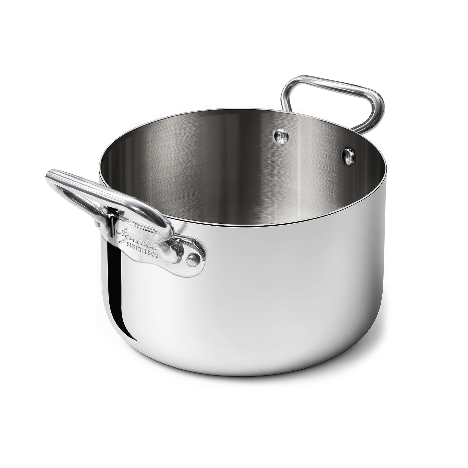 CASSERUOLA ALTA ALUINOX 1907 2/M CM 16 Pentole Agnelli