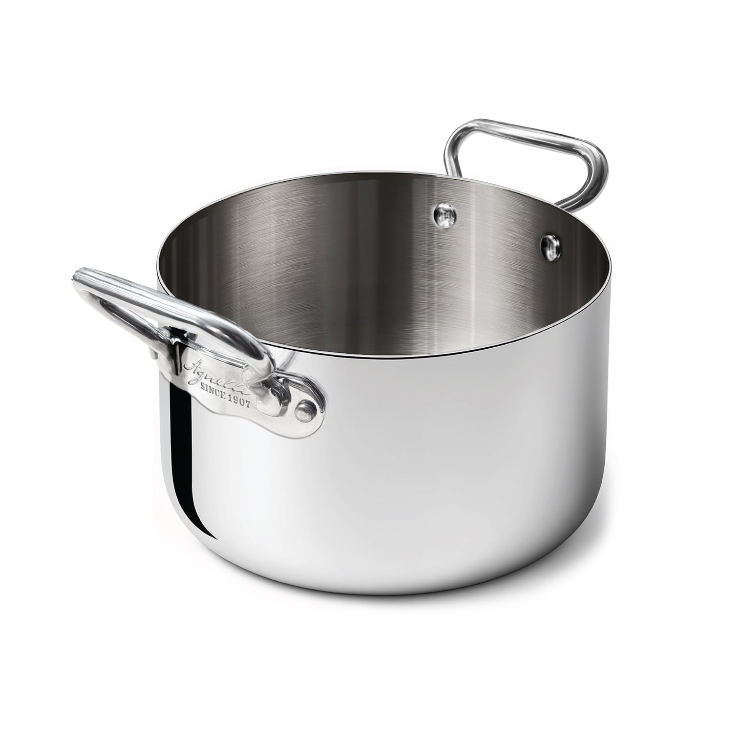 Casseruola alta aluinox 1907 2/m cm 24 Pentole Agnelli