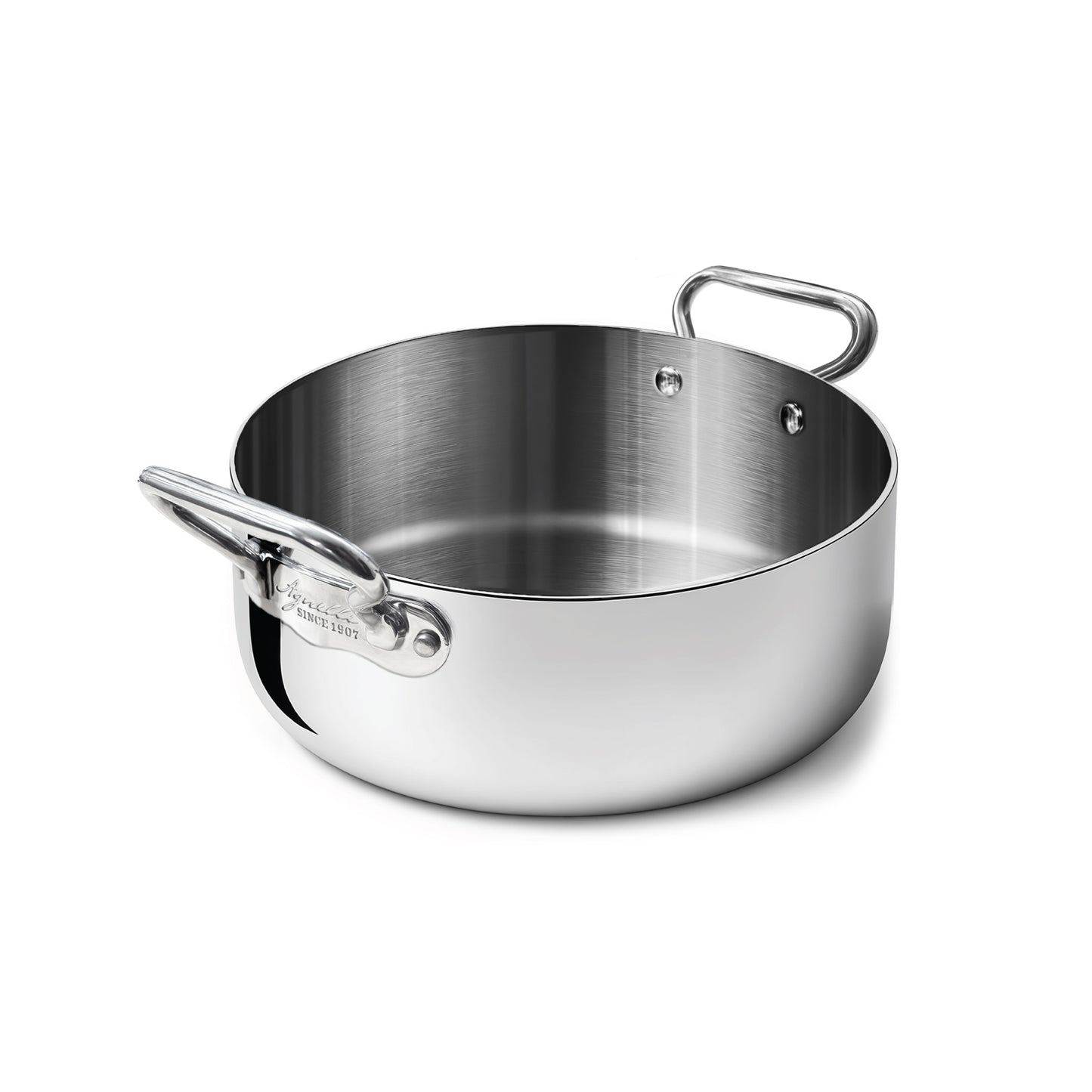 Casseruola bassa aluinox 1907 2/m cm 32 Pentole Agnelli