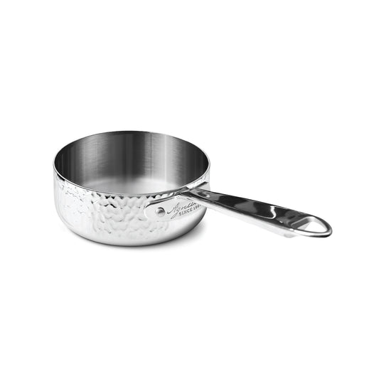 CASSERUOLA BASSA ALUINOX MARTELLATO 3PLY 1/M 1907 CM 20 Pentole Agnelli