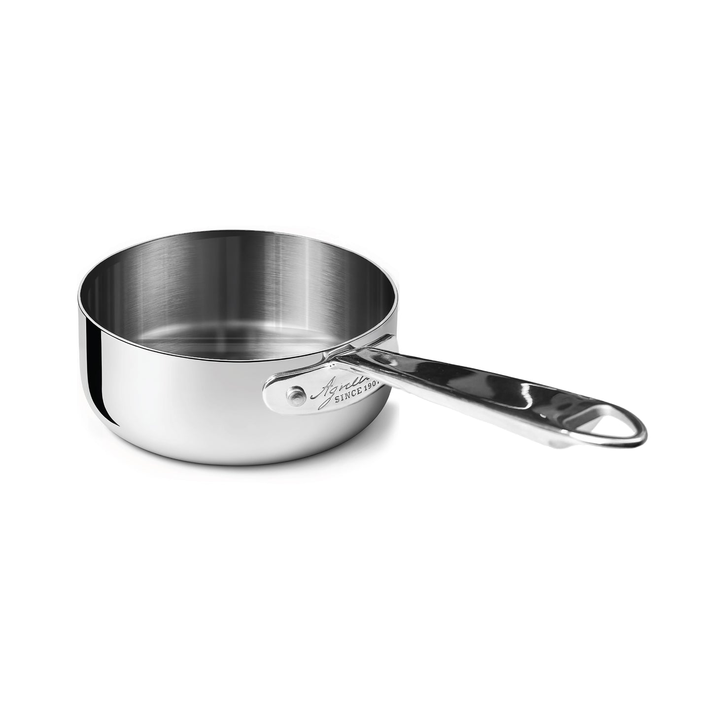 Casseruola bassa aluinox 1907 1/m cm 28 Pentole Agnelli