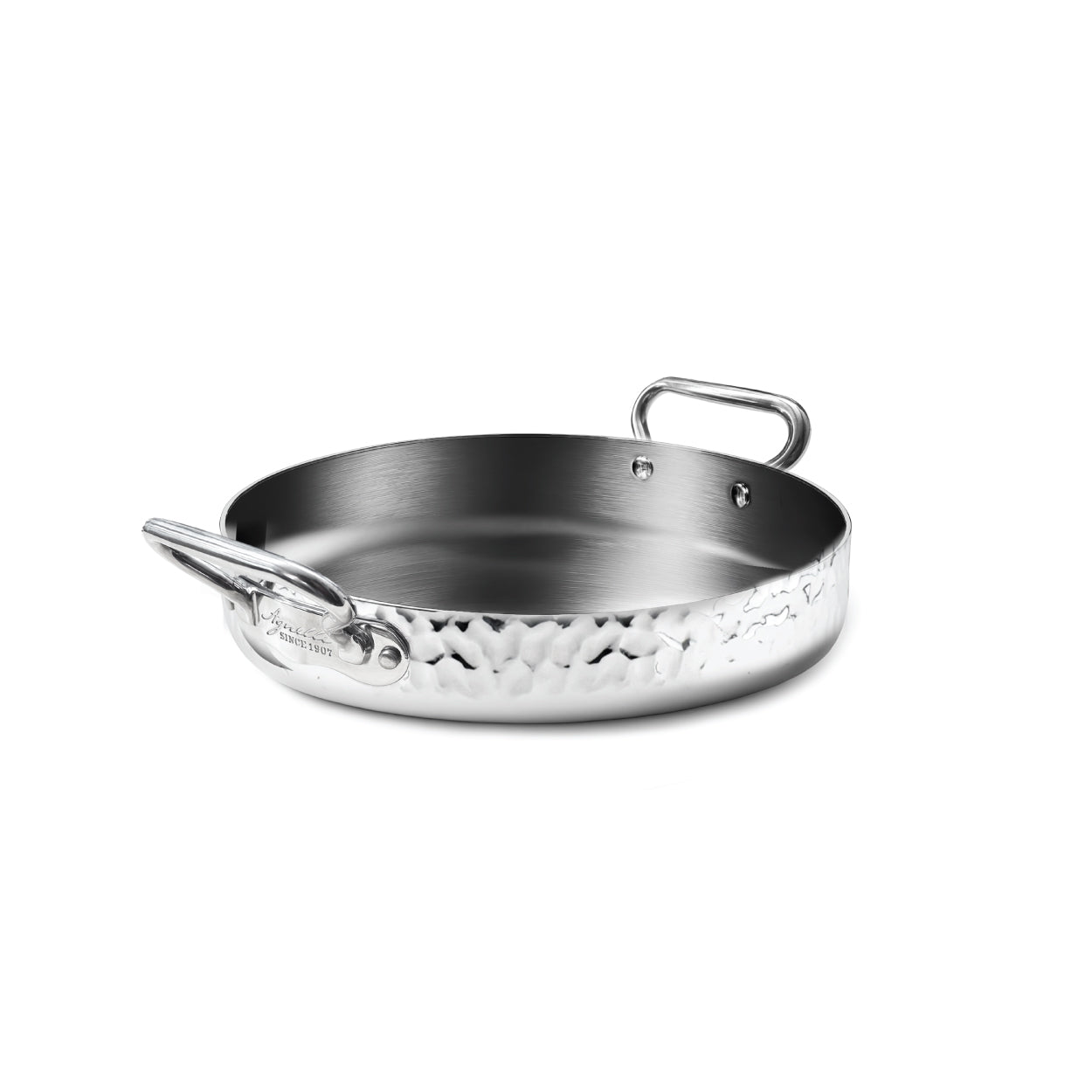 TEGAME ALUINOX MARTELLATO 3PLY 2/M 1907 CM 28 Pentole Agnelli