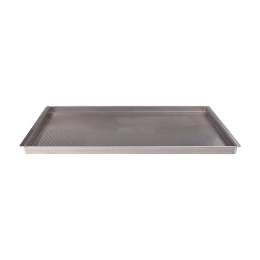 Teglia gn al/3003 microforata h.2 cm. Con binario su lato corto Pentole Agnelli