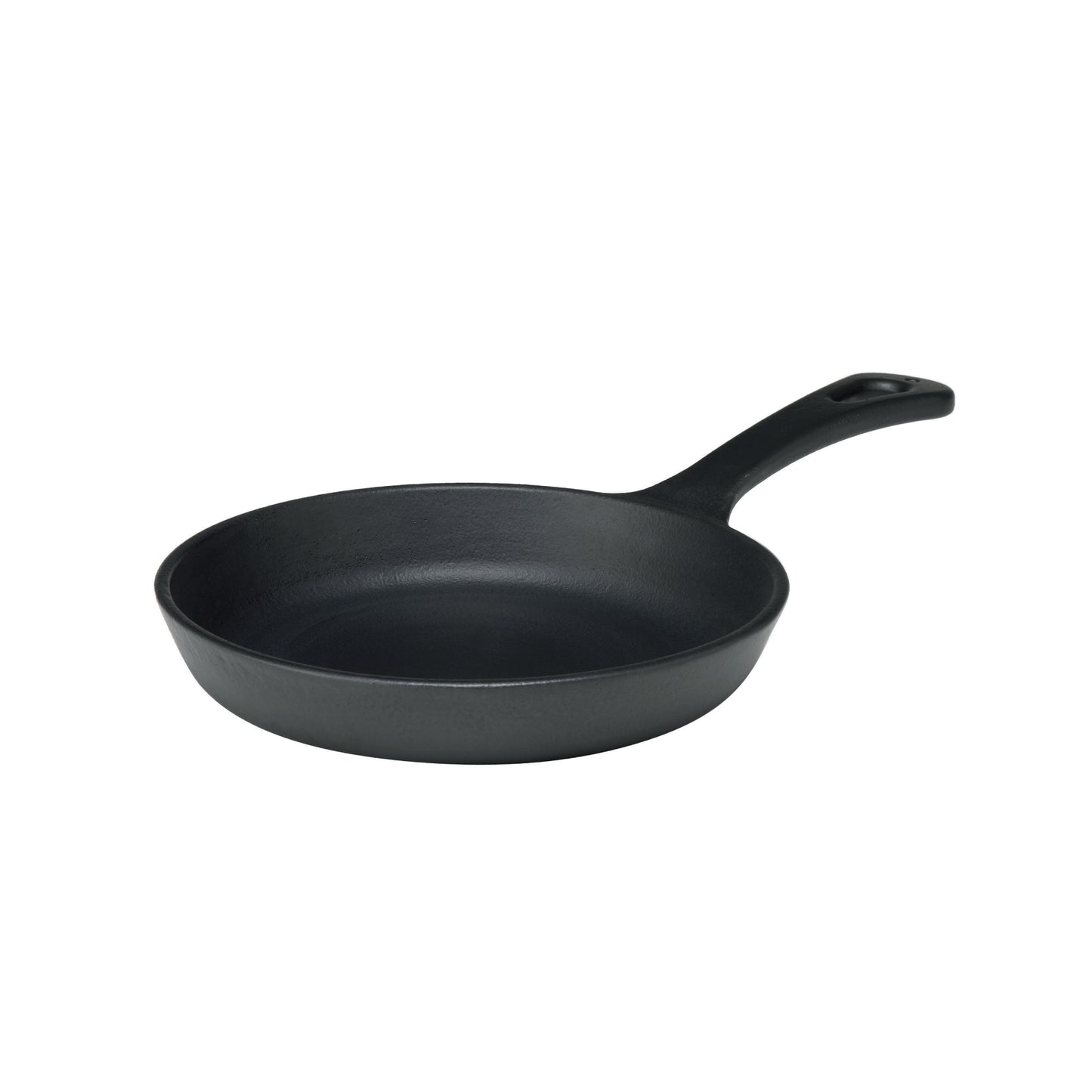 Mini griglia tonda cm 16 - manico in ghisa - matt black Pentole Agnelli