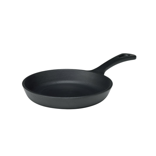 Mini griglia tonda cm 16 - manico in ghisa - matt black Pentole Agnelli