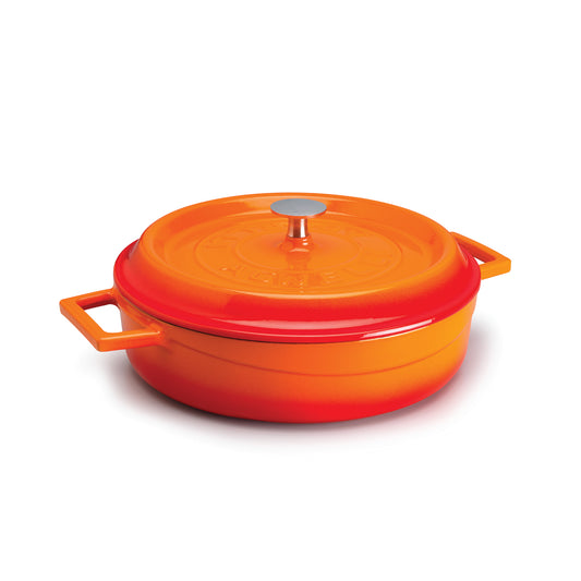 Casseruola bassa slowcook cm 24 - 2.4 litri orange Pentole Agnelli
