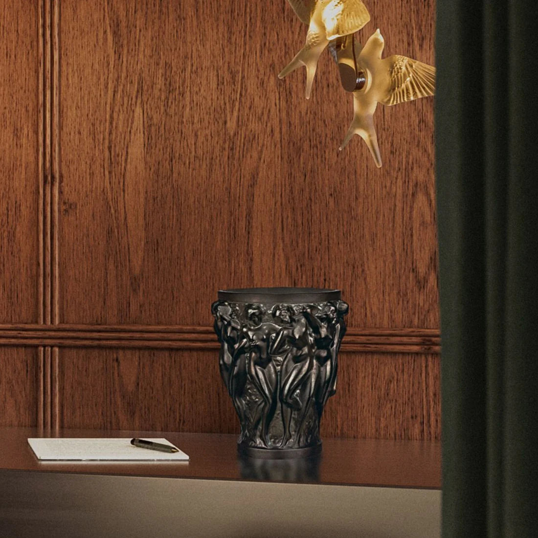 Vaso Bacchantes Cristallo di Bronzo