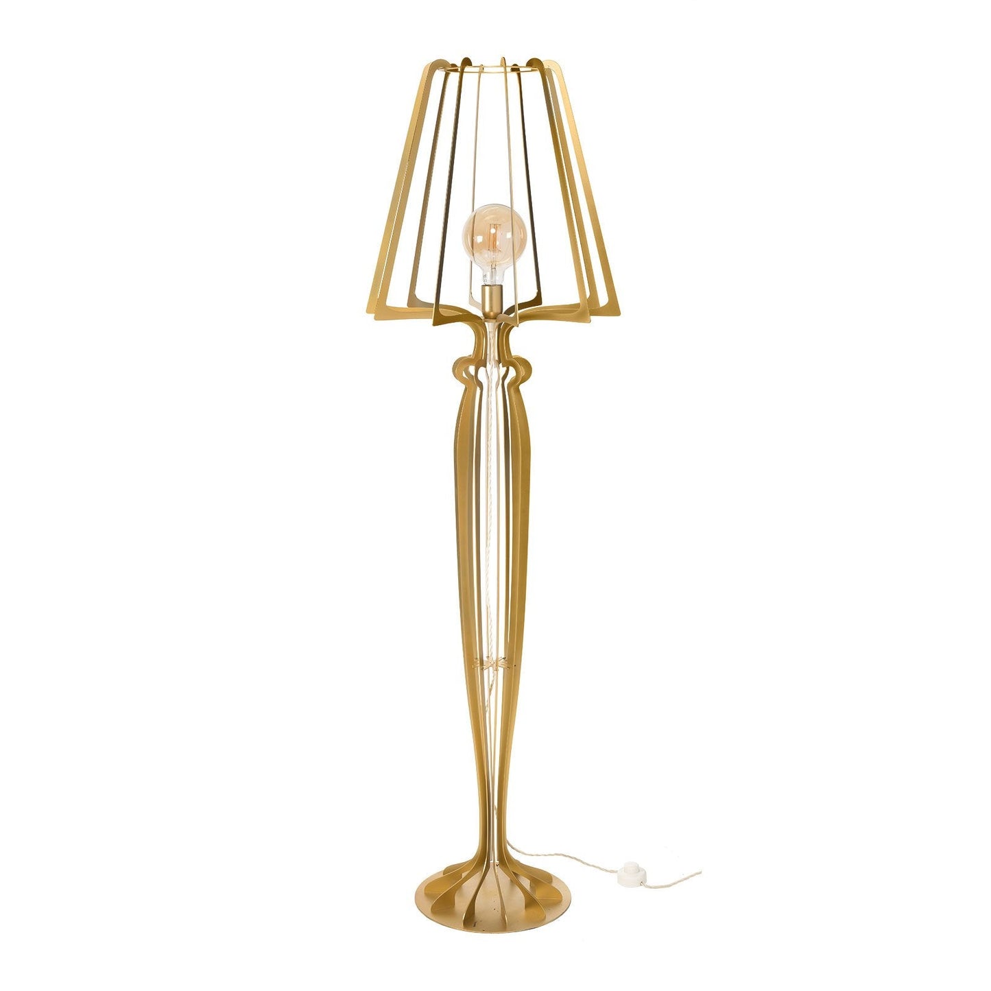 Lampada moderna da terra per soggiorno Minerva Arti E Mestieri