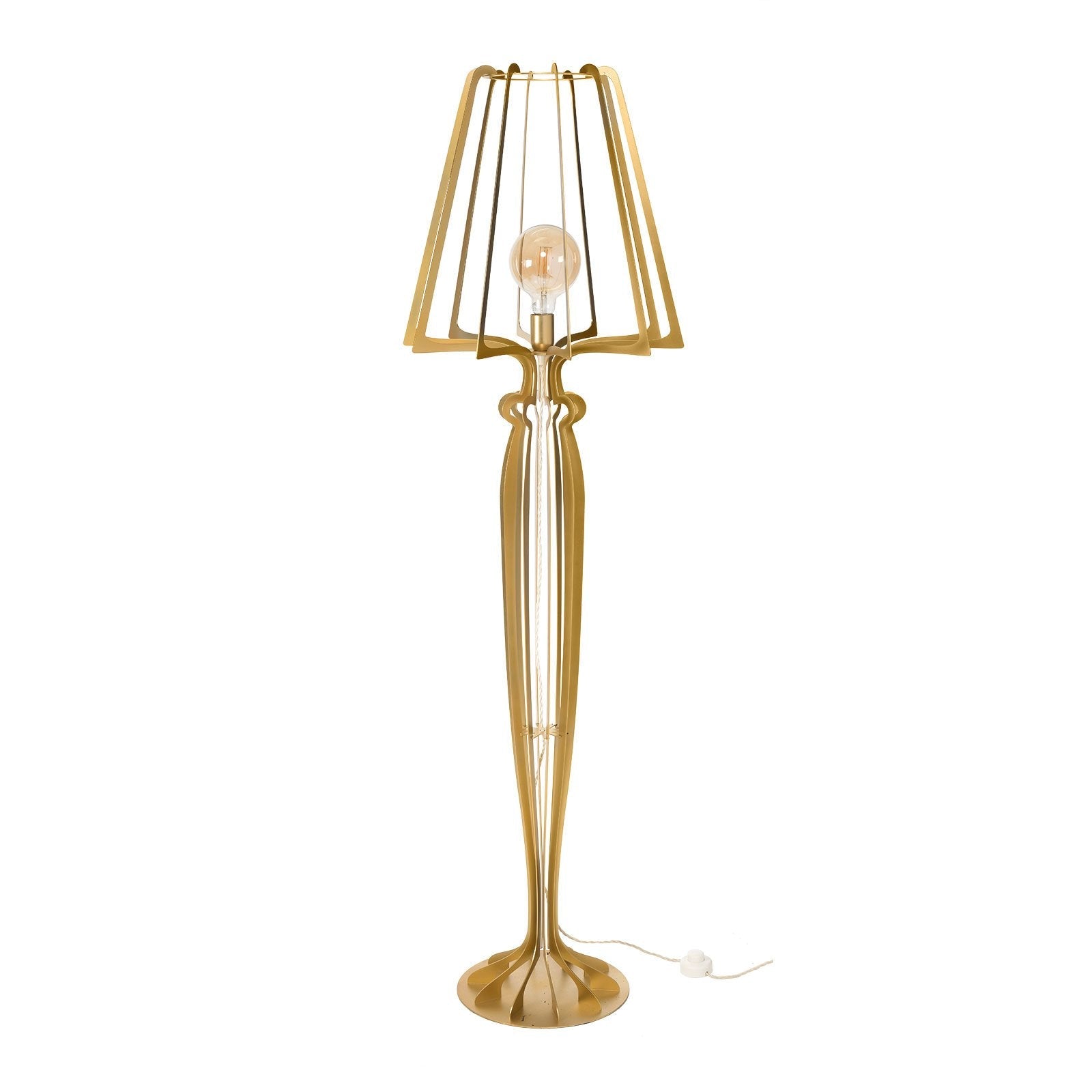 Lampada moderna da terra per soggiorno Minerva Arti E Mestieri