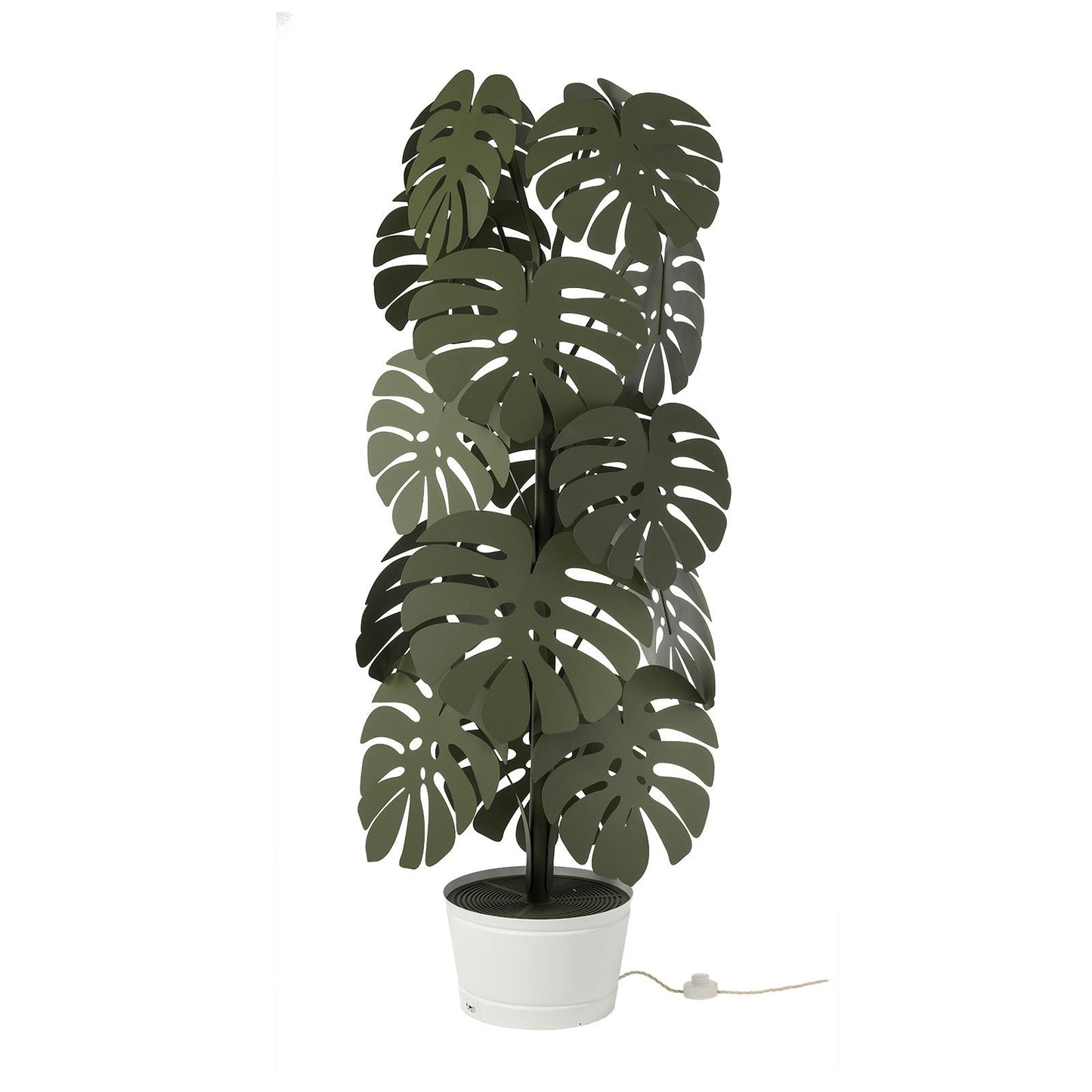 Lampada da terra moderna Monstera grande Arti E Mestieri