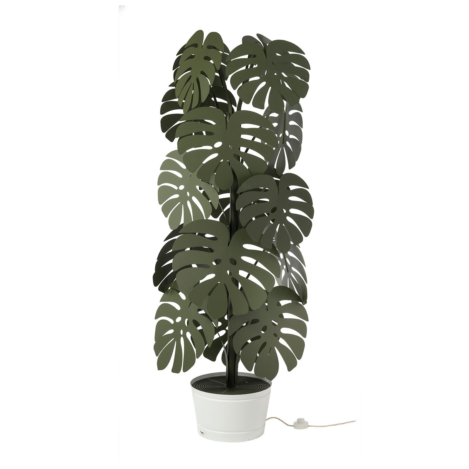 Lampada da terra moderna Monstera grande Arti E Mestieri