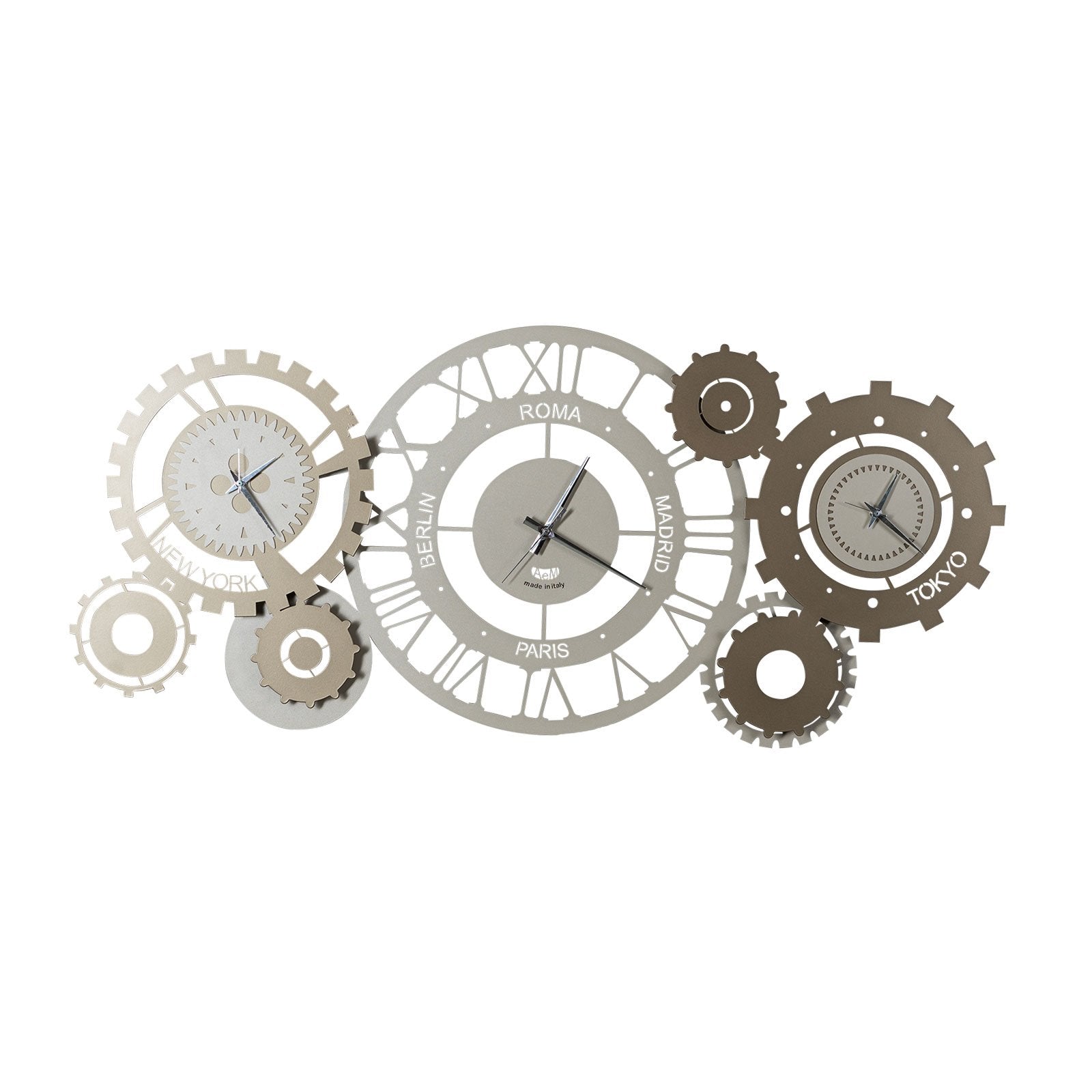 Orologio da parete particolare Fuso Meccano Arti E Mestieri