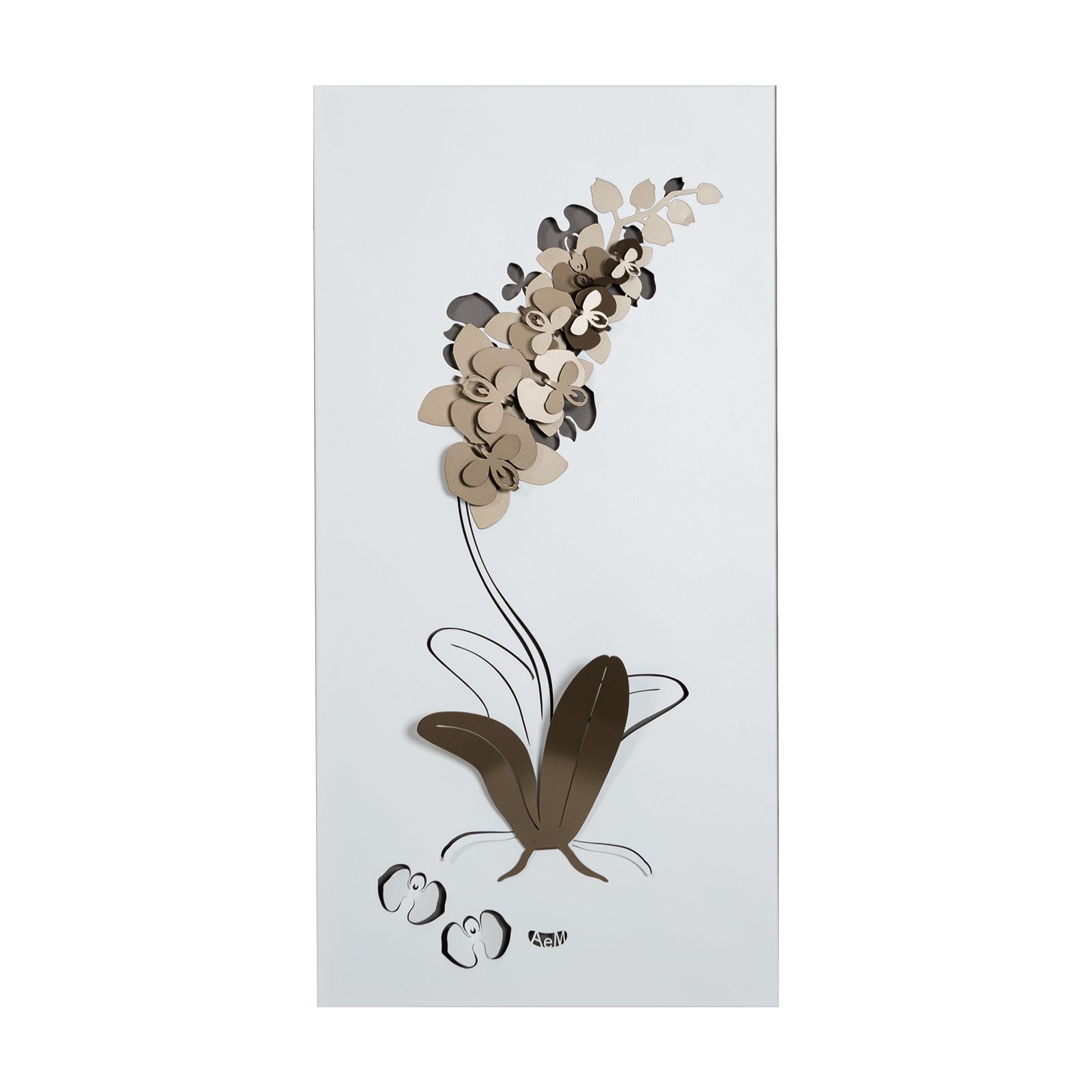Pannello decorativo moderno Orchidea Arti E Mestieri