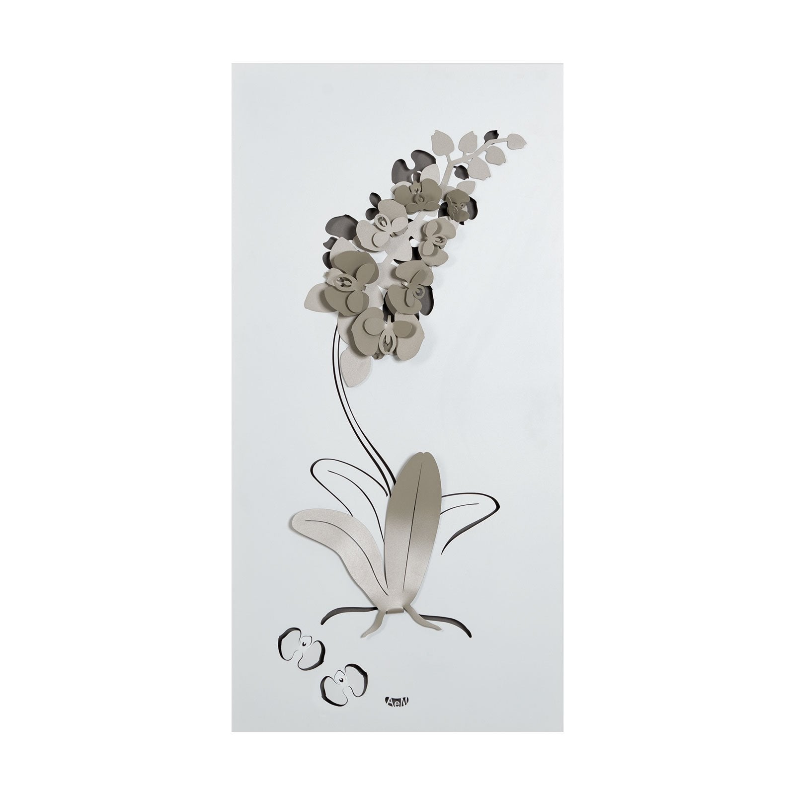 Pannello decorativo moderno Orchidea Arti E Mestieri