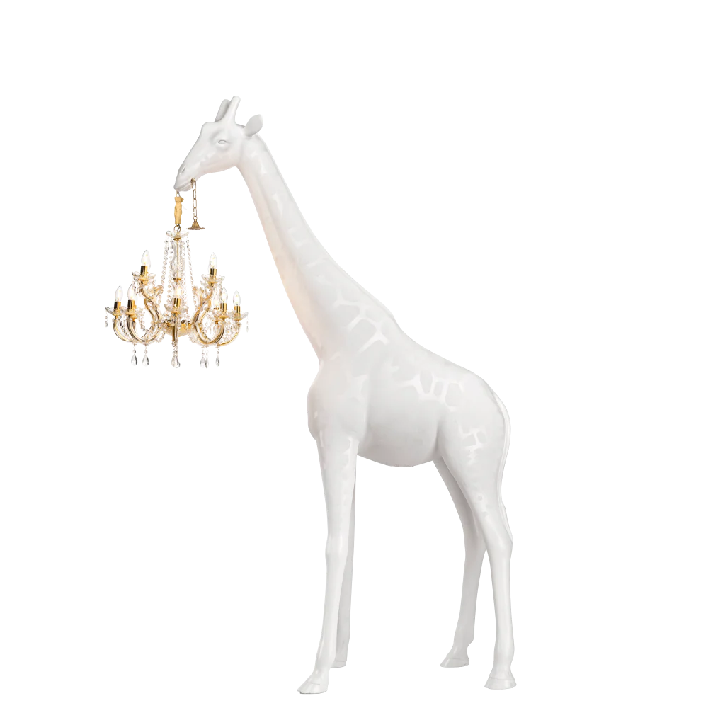 Giraffe in Love Lamp M - Indoor White
