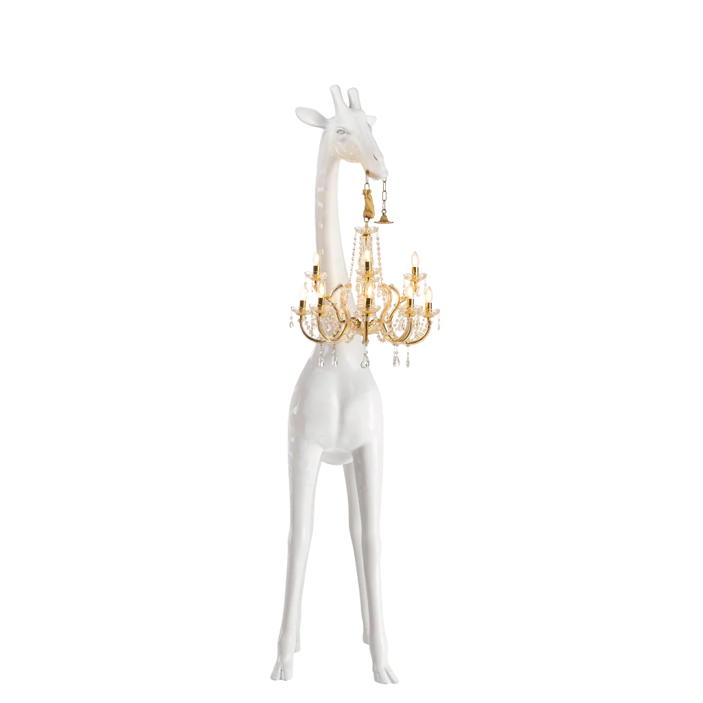 Giraffe in Love Lamp M - Indoor White