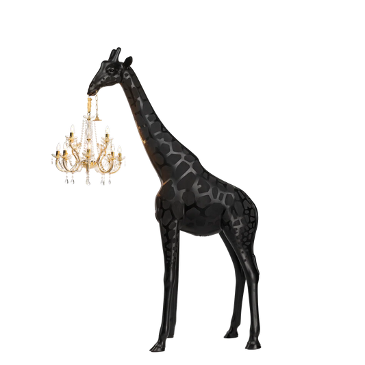 Giraffe in Love Lamp M - Indoor Black
