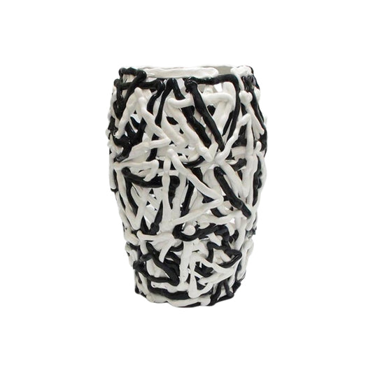 Vaso Bianco E Nero Alessandro Ciffo