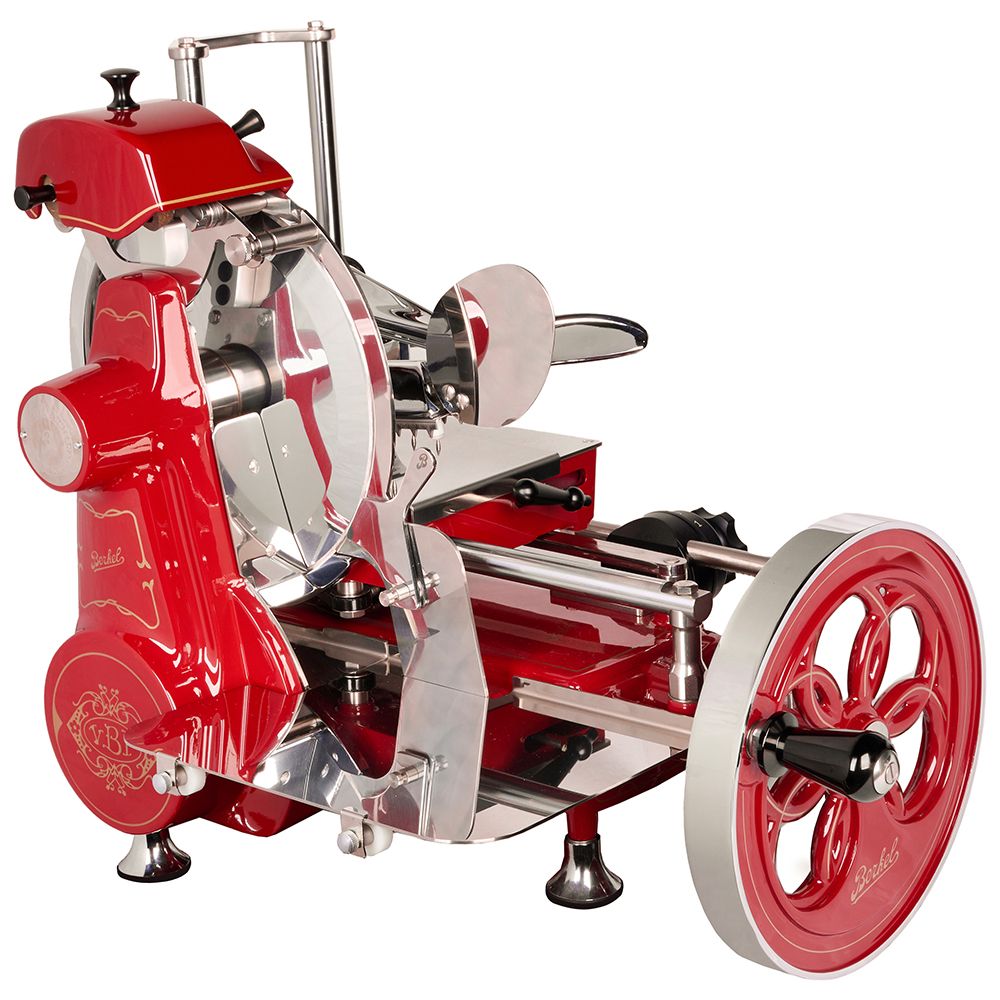 Affettatrice manuale a volano domestica B2 Rosso