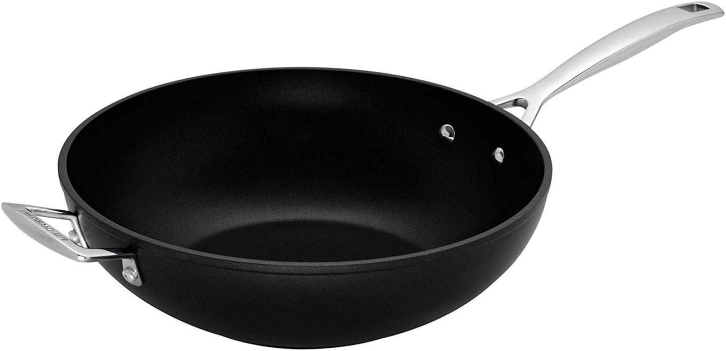 Padella Wok con manico lungo e maniglia 30cm