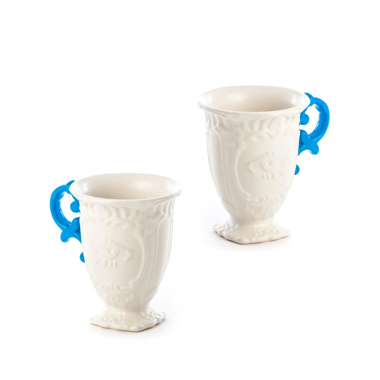 Set 2 Tazze I-Wares Manico Azzurro