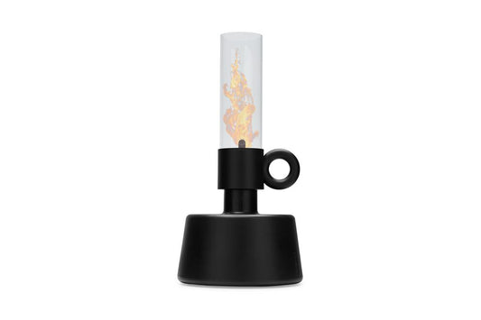 Lampada a olio da esterno Flamtastique nero