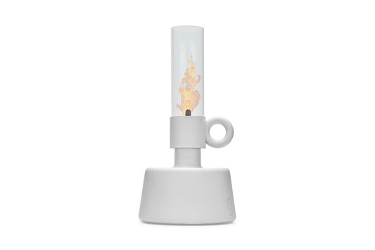 Lampada a olio da esterno Flamtastique bianco