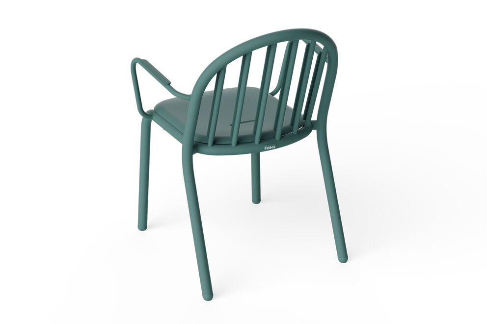 Sedia da giardino con braccioli Fred's verde